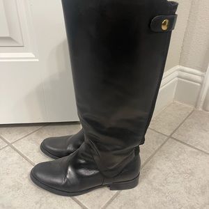 Black Knee High Boots